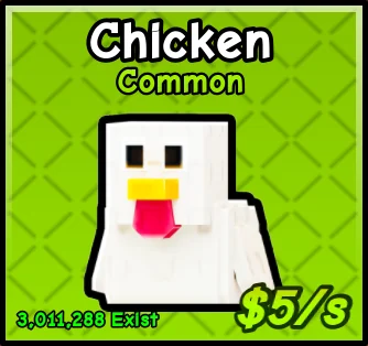 Chicken pet card