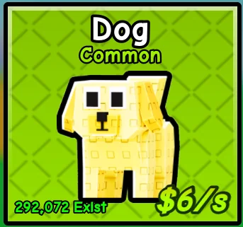 Dog pet card