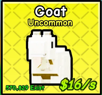 Goat pet card