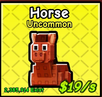 Horse pet card