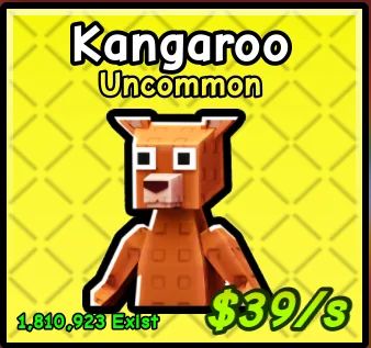 Kangaroo pet card