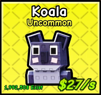 Koala pet card