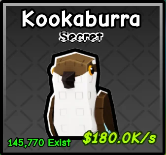 Kookaburra pet card