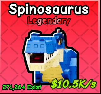 Spinosaurus pet card
