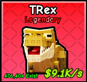 TRex pet card