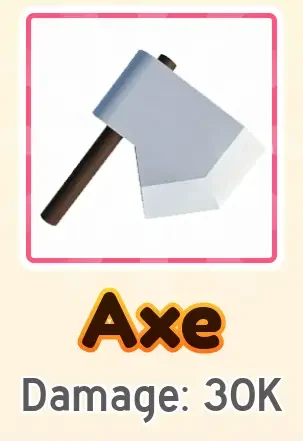 Axe weapon card