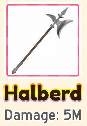 Halberd weapon card