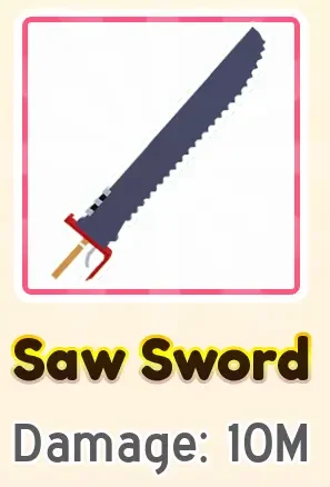 Saw Sword weapon card