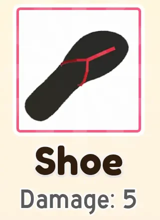 Shoe weapon card