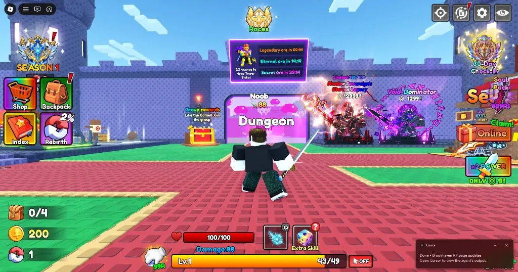 +1 Loot To Forge Progression Guide - Stage 7 to Apex | Bloxron