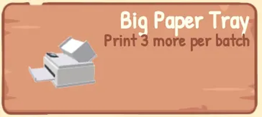 Big Paper Tray Expand Shop card