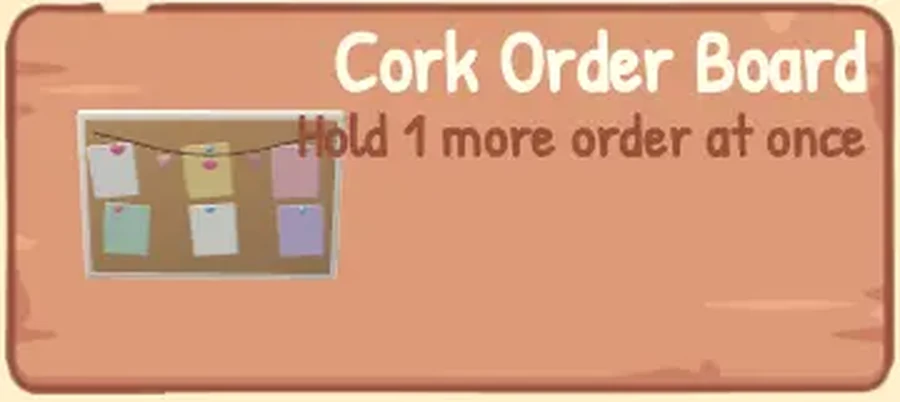 Cork Order Board Expand Shop card