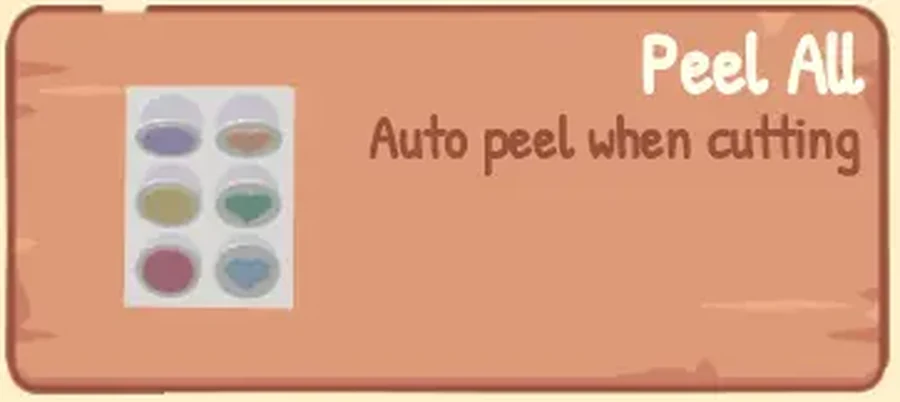Peel All Expand Shop card