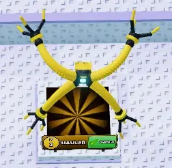 HAULER armature pedestal, yellow industrial spider arms