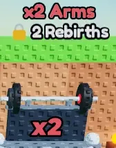 x2 Arms train pad locked until 2 Rebirths