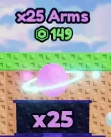 x25 Arms Galaxy Rig train pad for 149 Robux