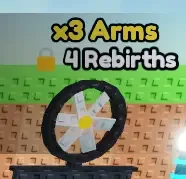 x3 Arms train pad locked until 4 Rebirths
