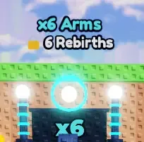 x6 Arms train pad locked until 6 Rebirths
