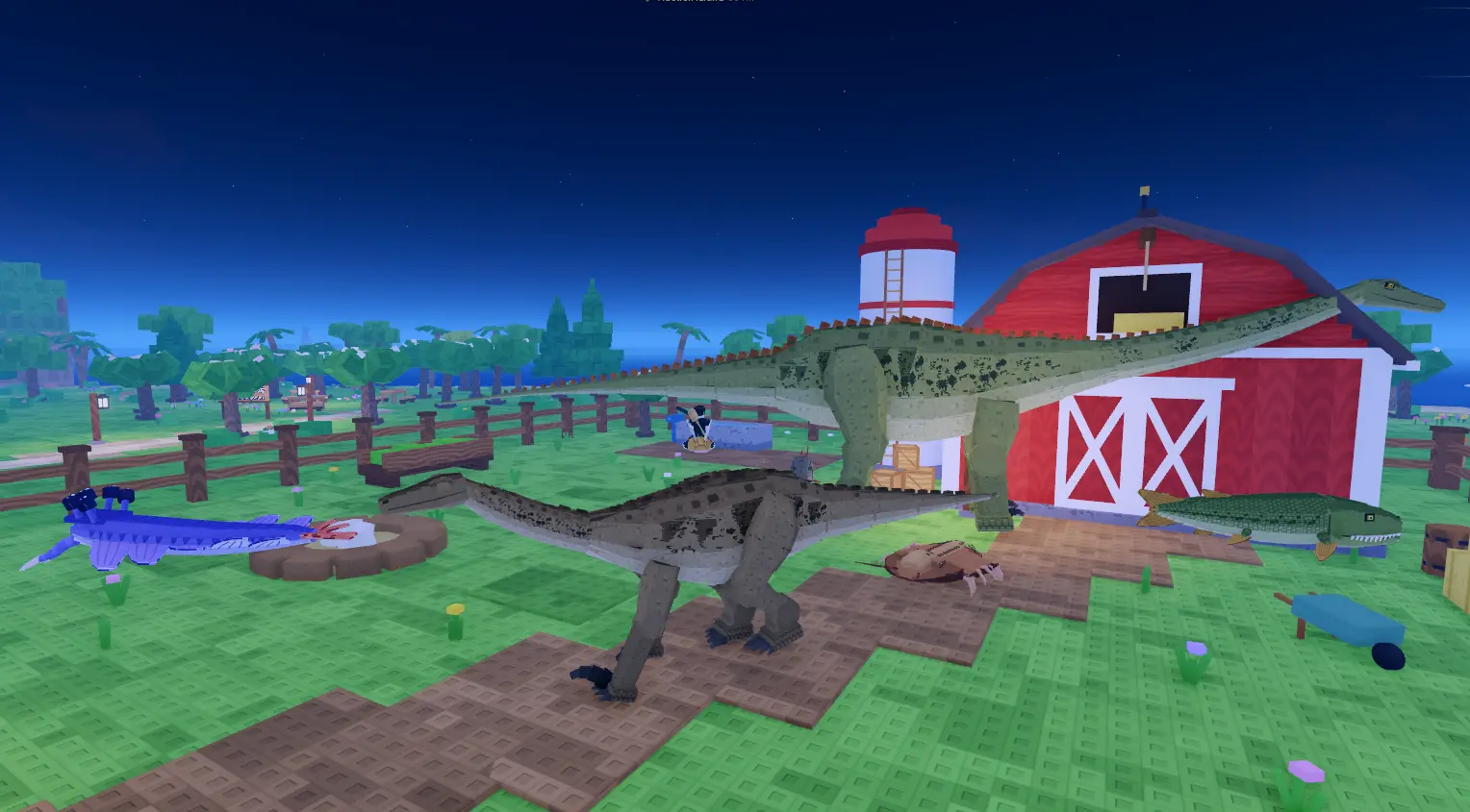 Prehistoric Farm dinosaurs: hatch, feed, grow, and ride ranch partners