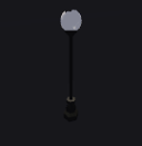 Cracked Street Lamp