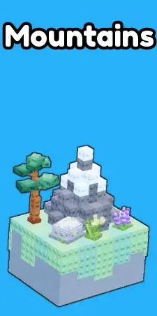 Mountains area card