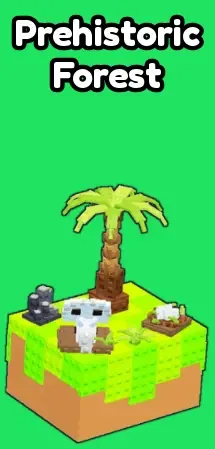 Prehistoric Forest area card