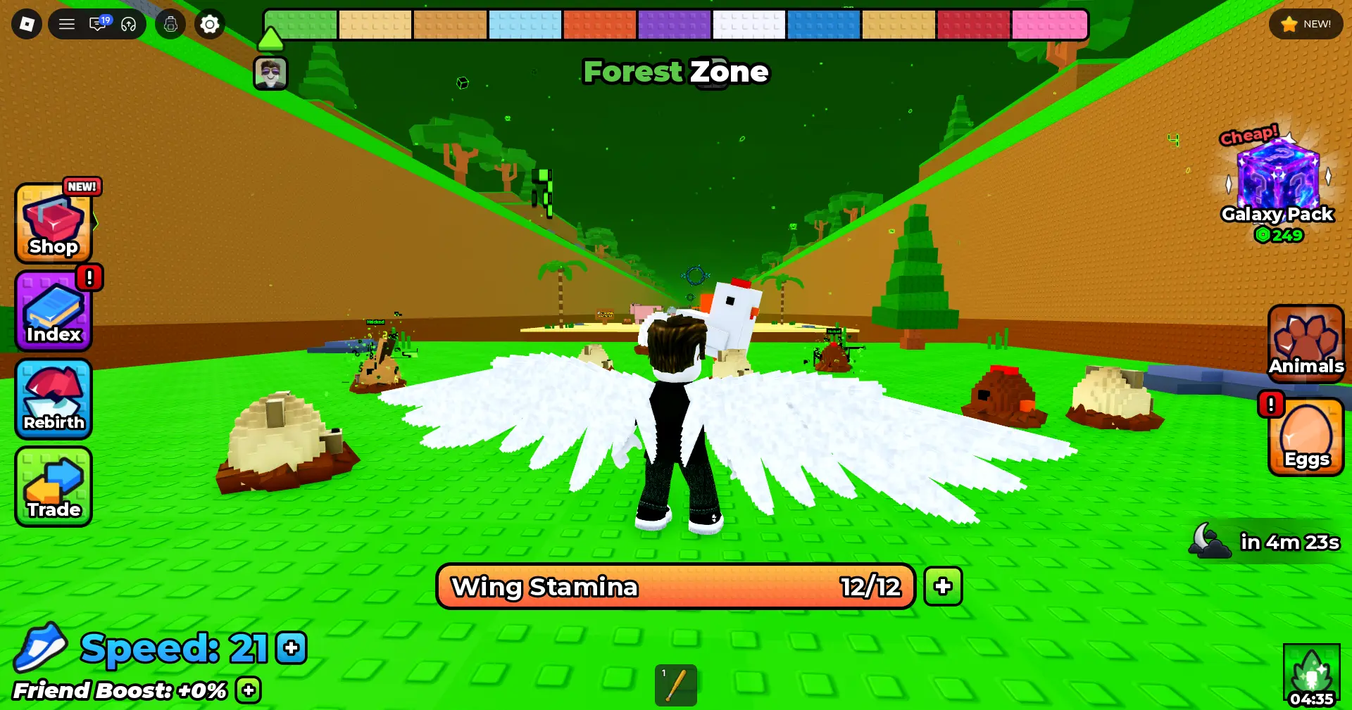 +1 Wings For Eggs beginner guide: hold jump to fly, steal a first egg, and hatch in your pen