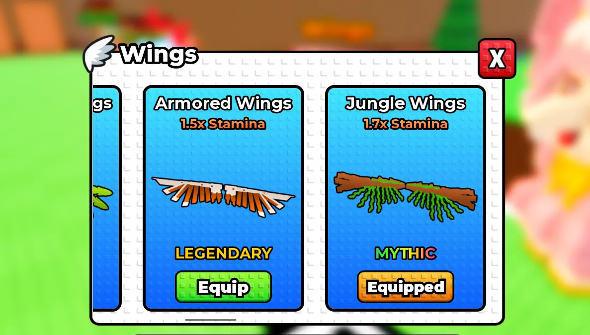 +1 Wings For Eggs wings guide: stamina multipliers, Upgrades stand, and rebirth thresholds
